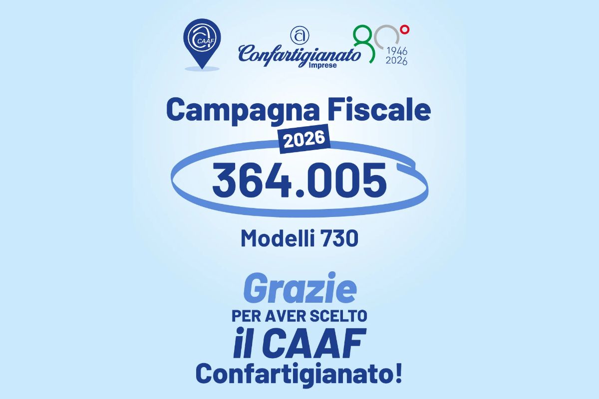 CAMPAGNA FISCALE 2026 DEL CAAF CONFARTIGIANATO